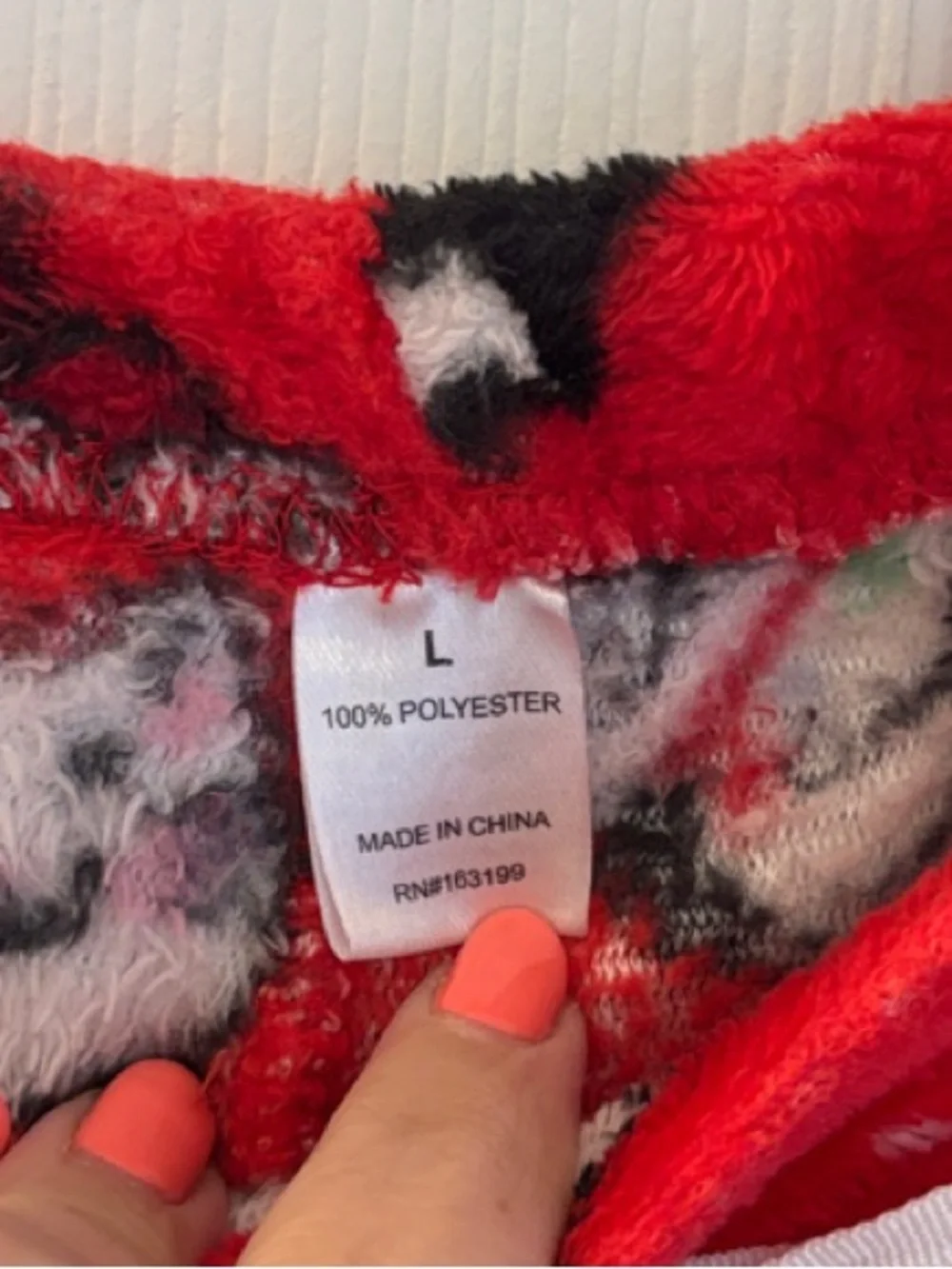 Kids Red Holiday Cat Print Pajama Pants - Cozy Fleece